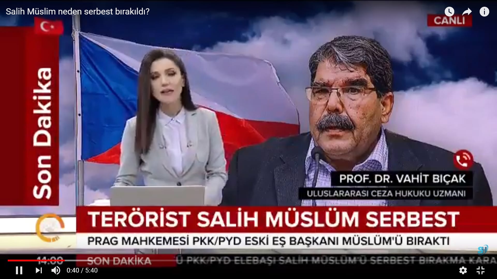 salih muslim - Ceza Hukukçusu Prof. Dr. Vahit Bıçak: İade işlemleri tutuksuz olarak da devam edebilir